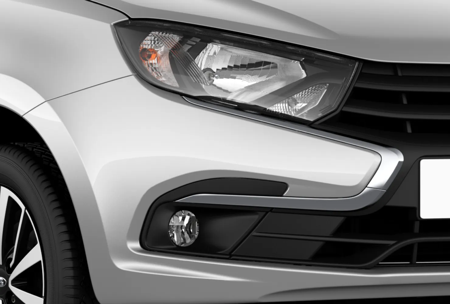 Передняя оптика и&nbsp;бампер LADA Granta