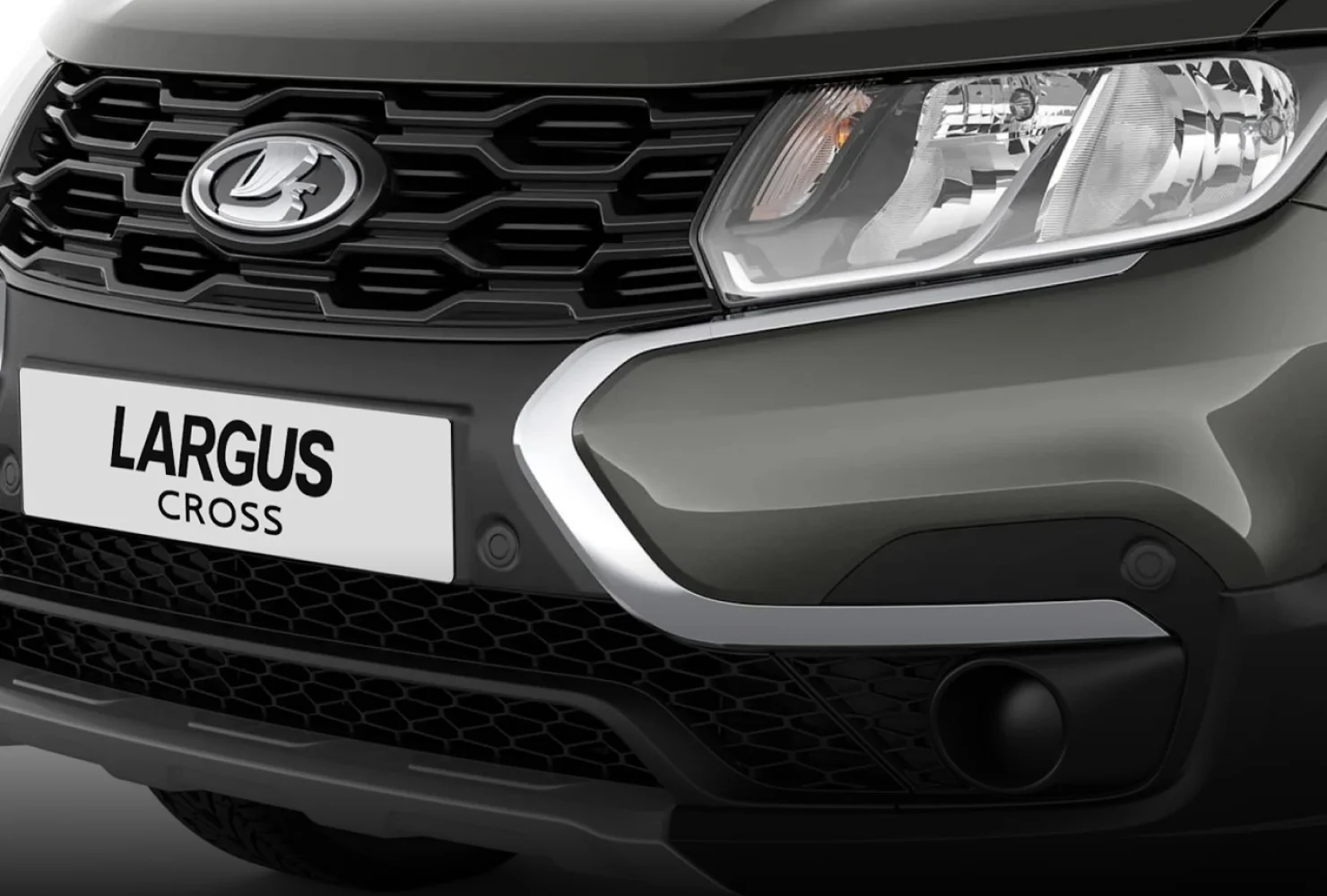 Передний бампер LADA Largus Cross с&nbsp;защитными накладками