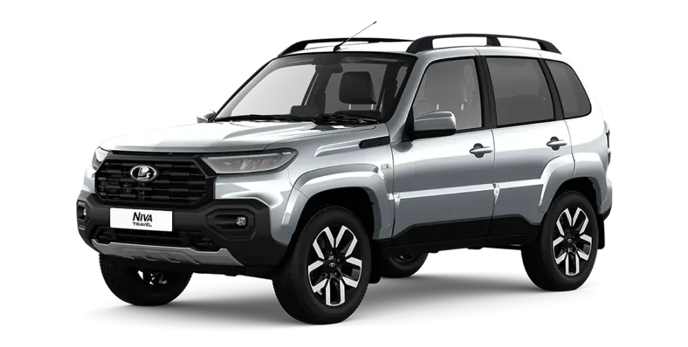 LADA Niva Travel серебристый 5-дв внедорожник&nbsp;— студийный рендер